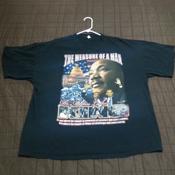 Vintage Rap TeeBlack History Dr. Martin Luther King Barrack Obama Black Pride